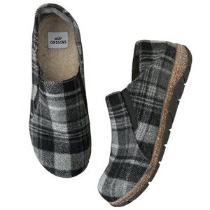 Earth Origins Essential Eliza Slip On Shoe Felt Faux Fur Lining Womens sz 9.5